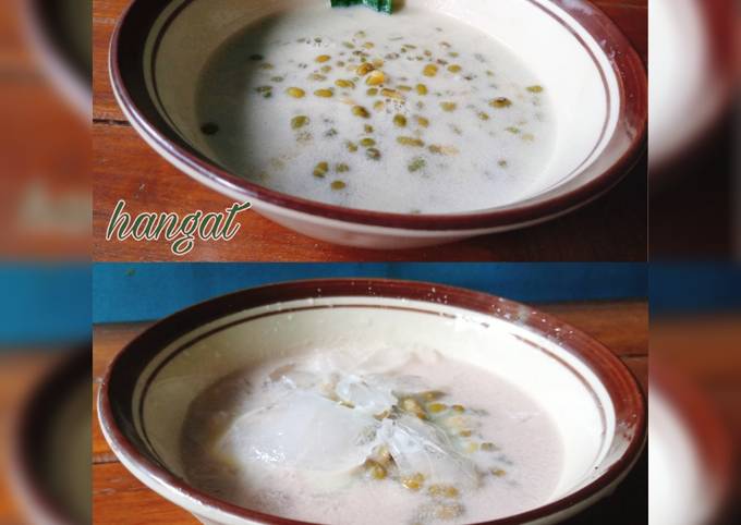 Bubur Kacang Ijo Santan Pisah