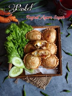 Foto resep Pastel Bulat Isi Ragout Ayam Sayur