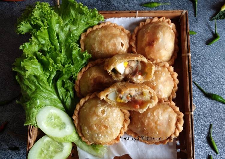 Bumbu Pastel Bulat Isi Ragout Ayam Sayur | Cara Buat Pastel Bulat Isi Ragout Ayam Sayur Yang Menggugah Selera