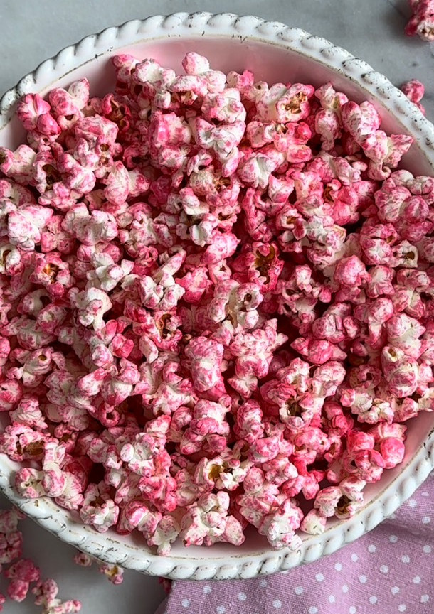 Una foto de Palomitas Barbie rosas