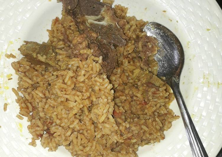 How to Make Favorite Cooked rice with beef