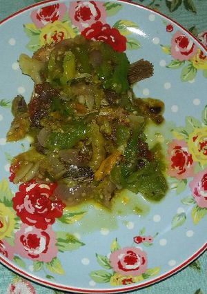Foto resep Ikan Asin Cabe Ijo