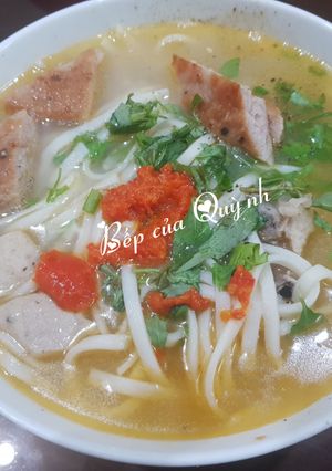 Hình của món Bánh canh chả cá thu.