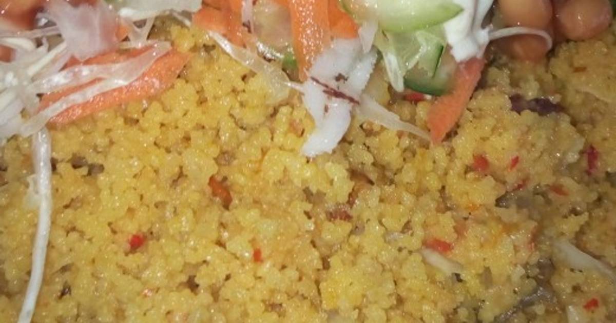 Couscous and coleslaw Recipe by Ammaz Kitchen - Cookpad