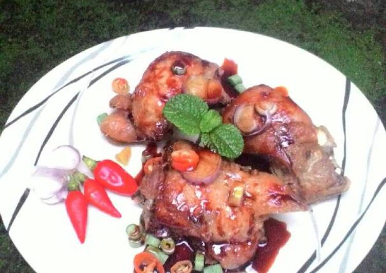 Resep Ayam goreng sambel kecap (#pr_adakecapmanisnya) Anti Gagal