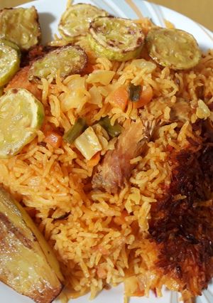 عکسی از دستور کته سبزیجات۲🌺
