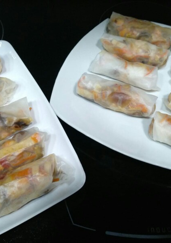 Una foto de Rollitos de papel de arroz