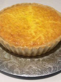 Una foto de Tarta de flan de queso