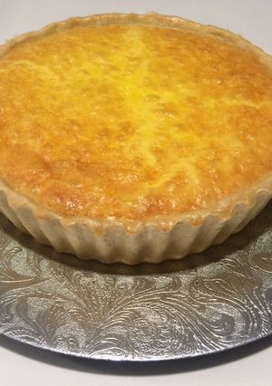 Una foto de Tarta de flan de queso