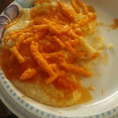 A picture of Reggie's Cheetos Grits.