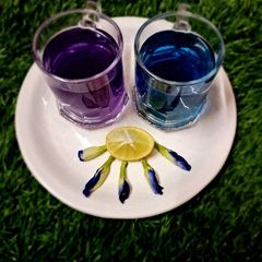 A picture of Butterfly Pea flower Tea.