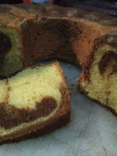 Foto resep Marble cake metode shiffon