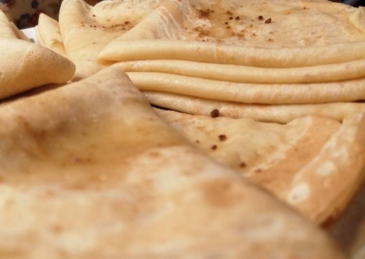 🥞Crêpes Vanille et Fleurs d'oranger