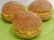 Gambar burger egg mayo