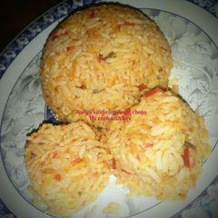 A picture of Carrots rice.