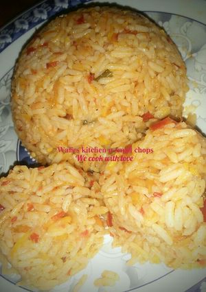 A picture of Carrots rice.