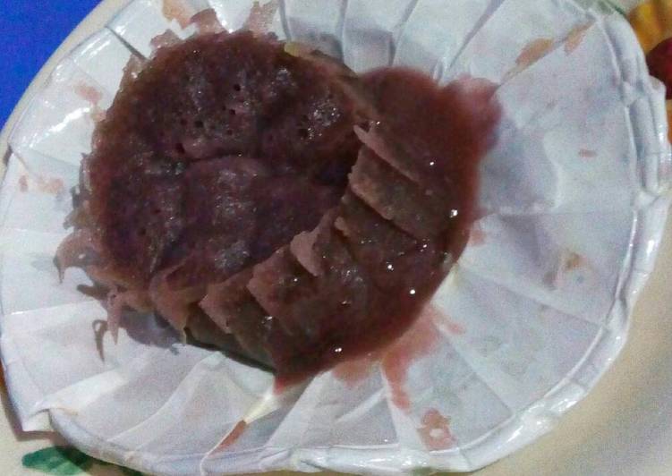 Langkah Mudah untuk Membuat Blueberry Lava (si Purple) 😍😍, Lezat Sekali
