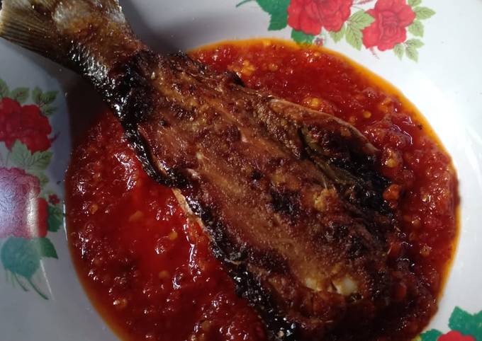 Bandeng Bakar Sambal Tomat | Teflon Version