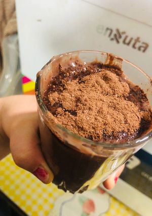 Una foto de Postre de chocolate 🍫 🫕