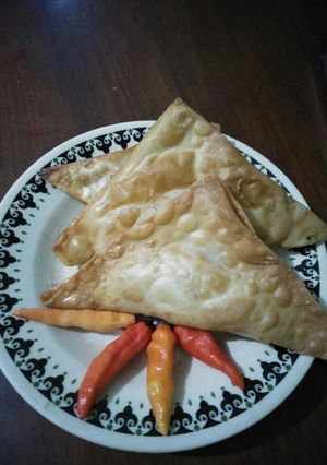 Foto resep Pangsit Goreng isi SOSIS