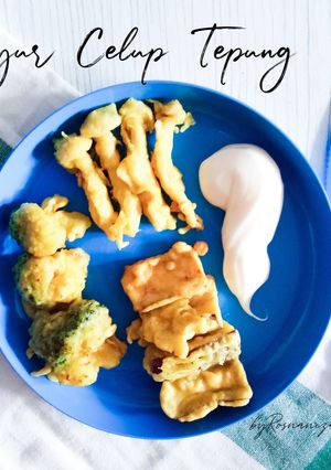 Gambar Sayur Celup Tepung