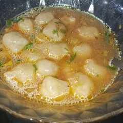 A picture of Cilok kuah seblak.