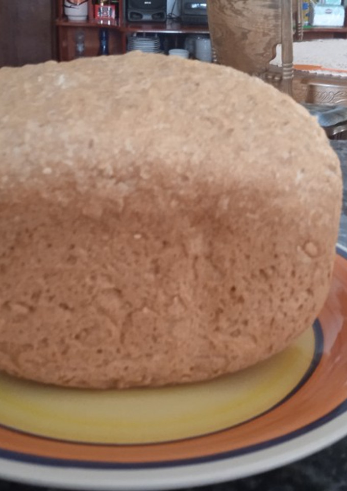 Una foto de Pan integral con semillas hecho en panificadora