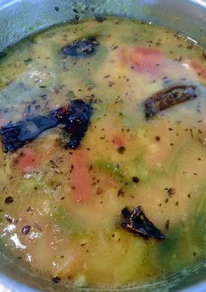সব্জী দিয়ে ডাল(sabji diye dal recipe in Bengali) রেসিপির প্রধান ছবি