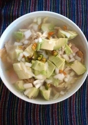 Una foto de Caldo Huasteco