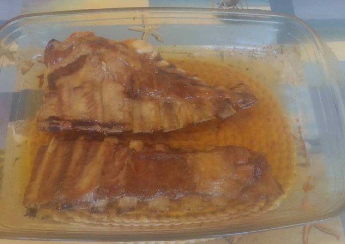 Costillas a la miel