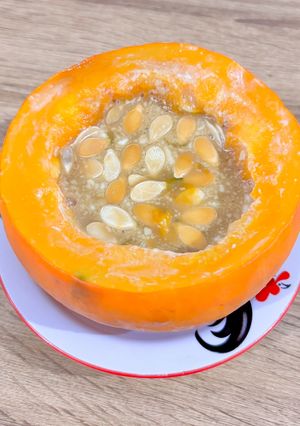 Foto resep 149. Labu Kuning Kukus Legit Santan