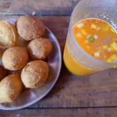 A picture of Ata Golgappa Puri.