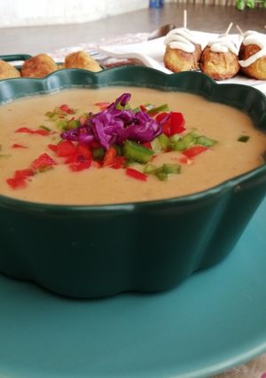 صورة لوصفة شوربة الخضار السريعه