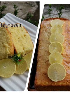 Foto resep Lemon butter cake with lemon glaze