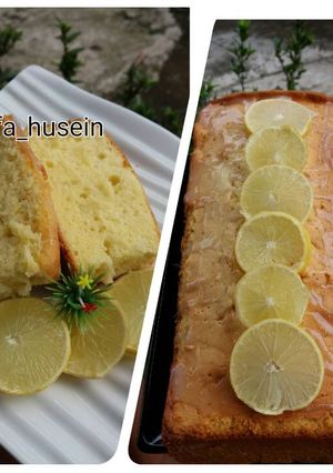 Foto resep Lemon butter cake with lemon glaze