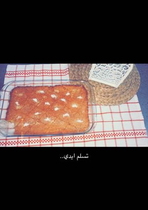 صورة لوصفة بسبوسه ولا اروع 👌🏻