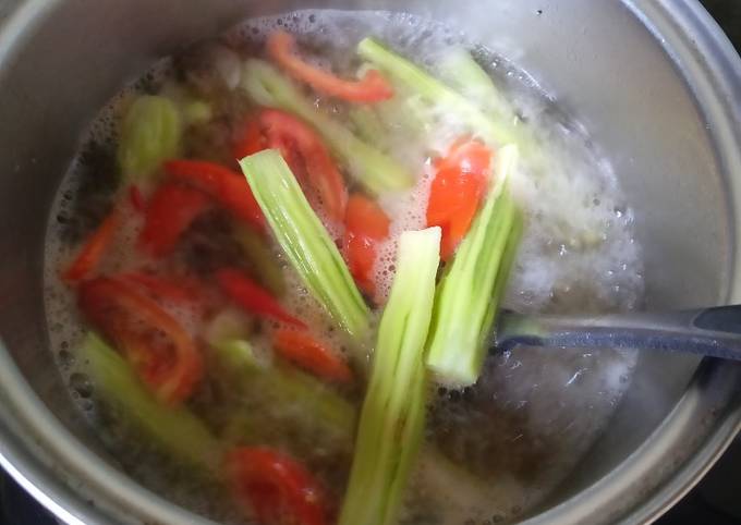 Resep Sayur Asam buah kelor, Bikin Ngiler