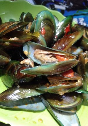Foto resep Kerang ijo saus tiram simpel