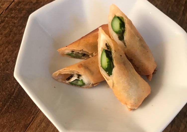 Recipe of Ultimate Asparagus Spring Roll (V)