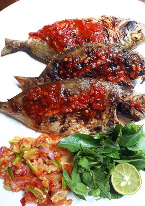Foto resep Ikan Bakar pedass manis