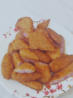 Hình của món Bánh khoai mỡ (khoai lang,khoai tây) chiên.