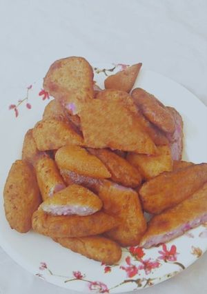 Hình của món Bánh khoai mỡ (khoai lang,khoai tây) chiên.