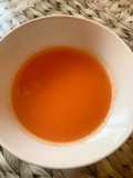 Gazpacho de sandía y melocotón