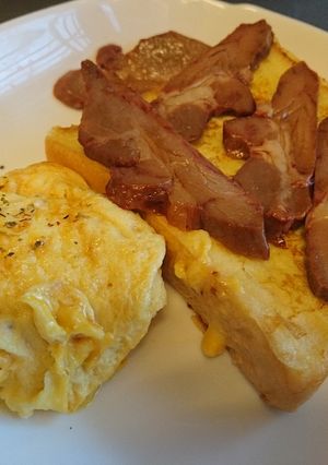 高蛋白休假早餐 的食譜成品照片