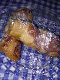 Cannolis de crema a la canela