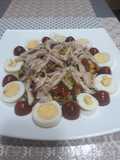 Ensalada de perdiz escabechada