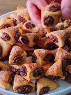عکسی از دستور قرابیه با مغز کاکائویی😋