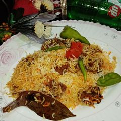 A picture of Beef Biryani.
