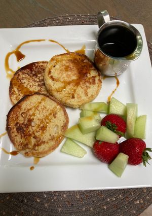 Una foto de French toast
