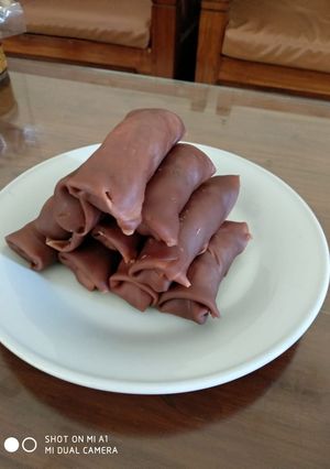 Foto resep Dadar gulung pisang coklat